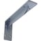 Ekena Millwork Embrey Steel Bracket, Hammered Light Blue 2"W x 10"D x 4 3/4"H BKTM02X10X04EBHLB - alternate 1